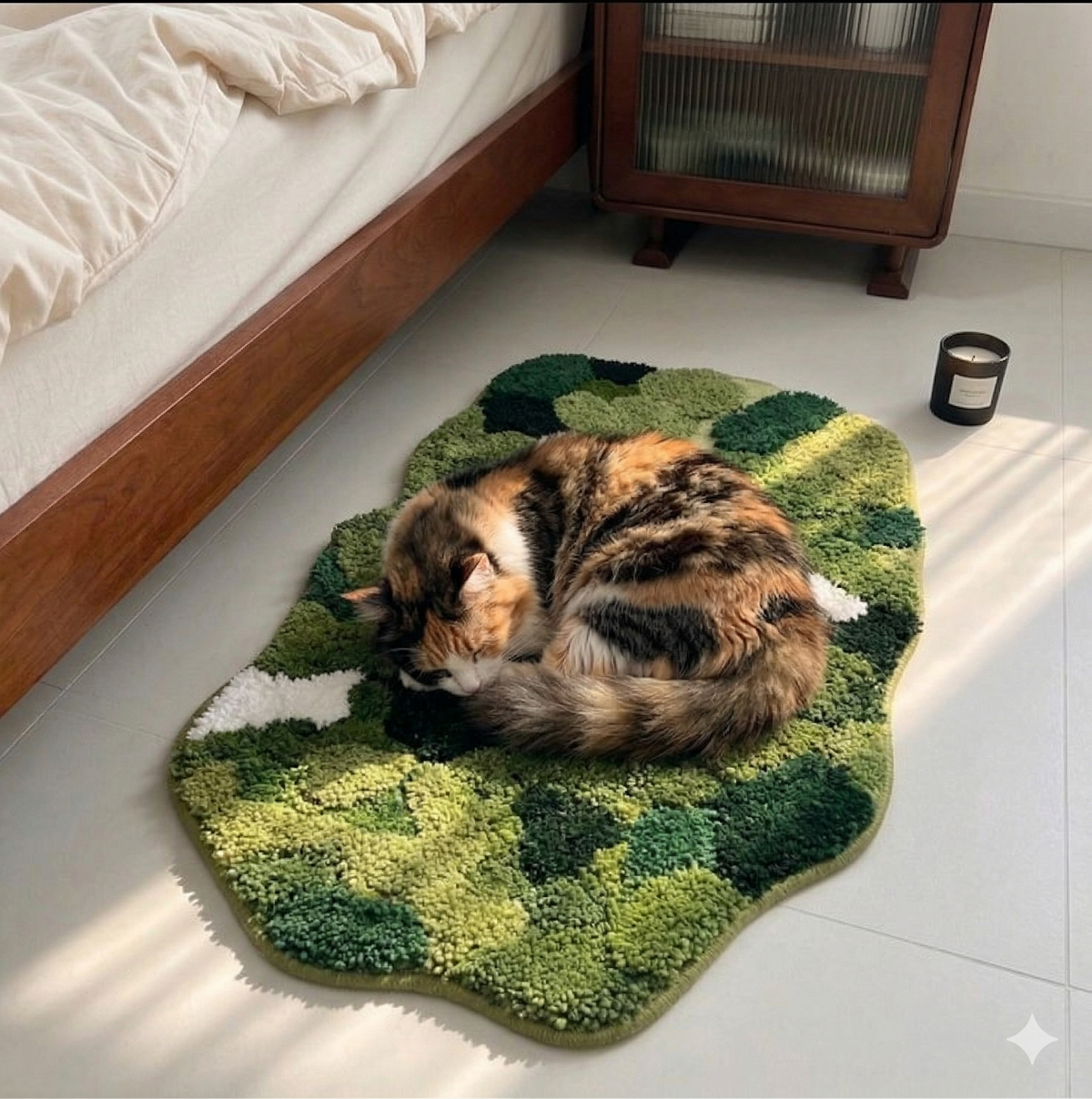 Purrrnest Mori Style Greenery Rug