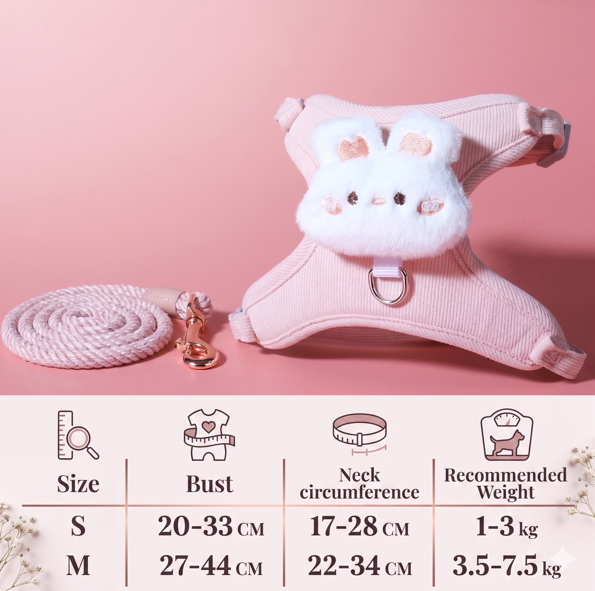 Purrrnest Adjustable Cat Harness Leash