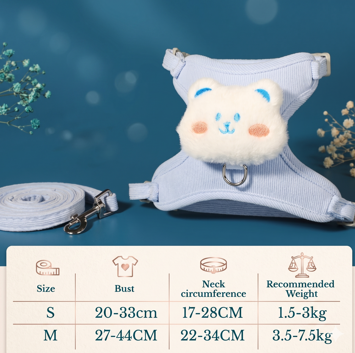 Purrrnest Adjustable Cat Harness Leash