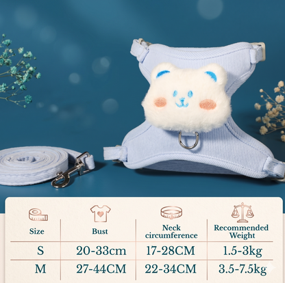Purrrnest Adjustable Cat Harness Leash