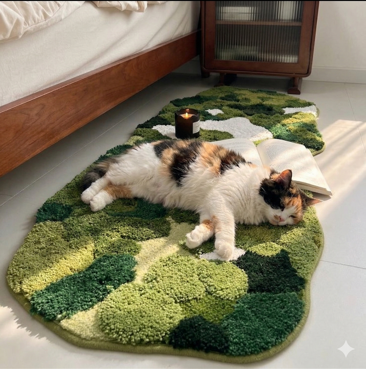 Purrrnest Mori Style Greenery Rug